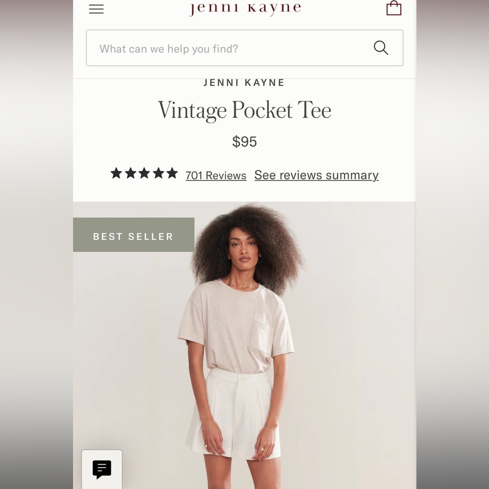 Jenny Kayne Vintage Pocket Tee - Picture 3 of 3